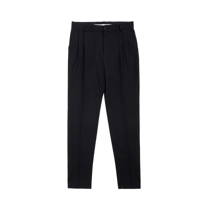 Dolce &amp; Gabbana Black Polyester Dress Pants