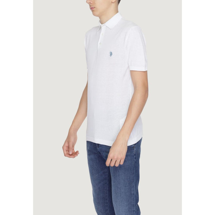 U.S. POLO ASSN. White Cotton Dress Shirt