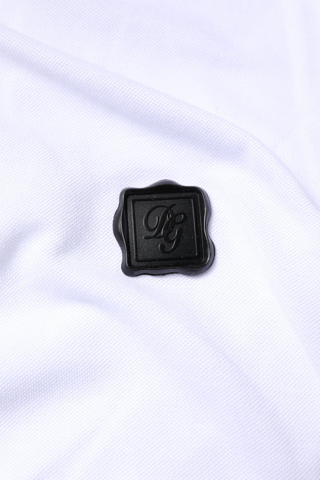 Dolce &amp; Gabbana White Cotton Logo Collared Polo T-shirt