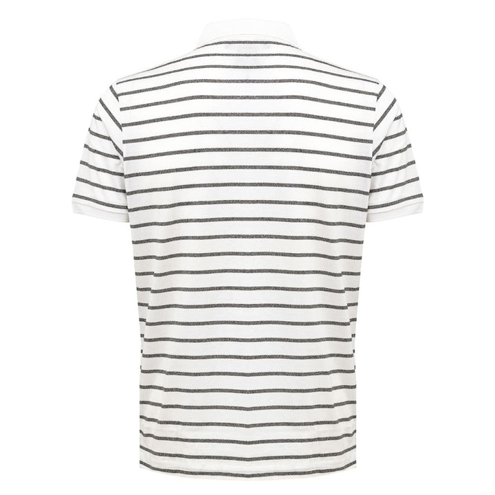 Dunhill White Cotton Polo Shirt