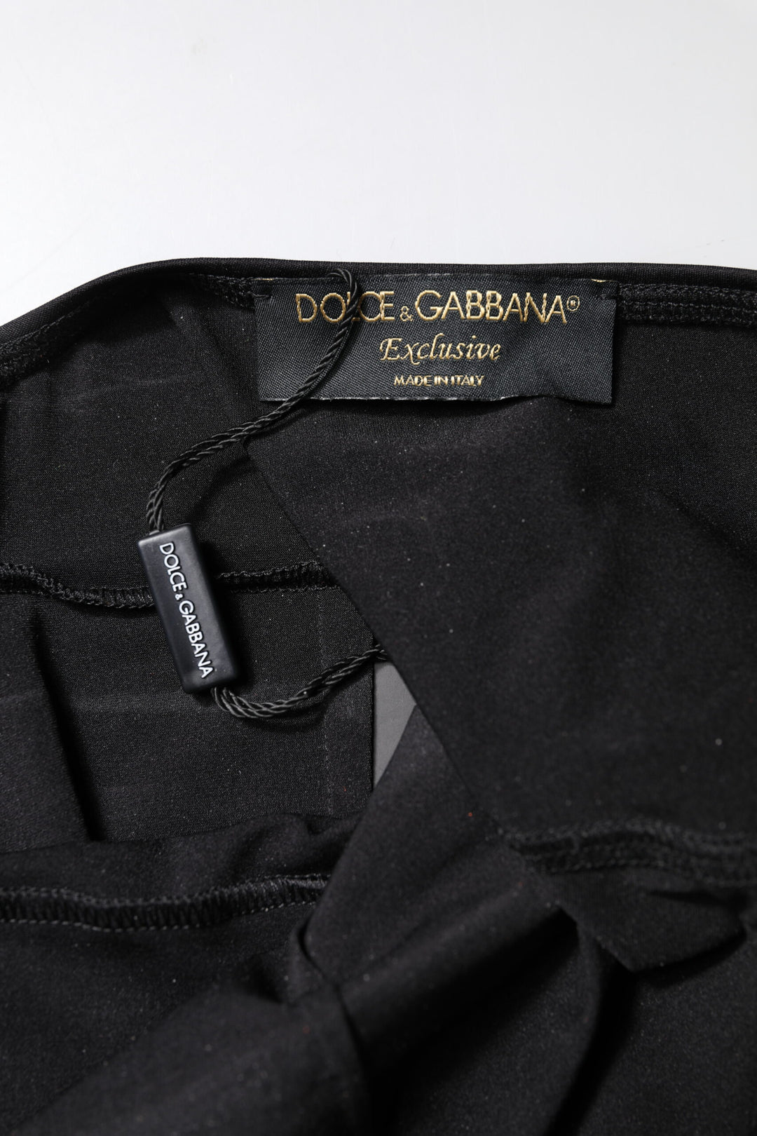 Dolce &amp; Gabbana Black Sleeveless Bodycon Women Jumpsuit Dress