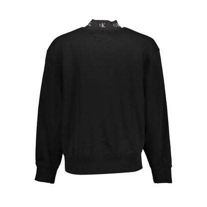 Calvin Klein Nero Cotton Men Sweatshirt
