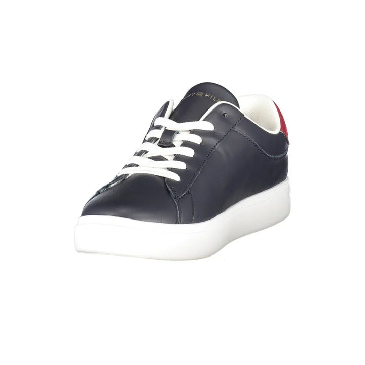 Tommy Hilfiger Blue Polyurethane Women Sneaker