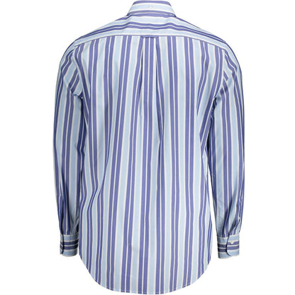 Gant Azzurro Cotton Men Shirt