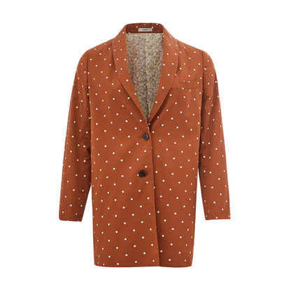 Lardini Brown Cotton Trench Coat