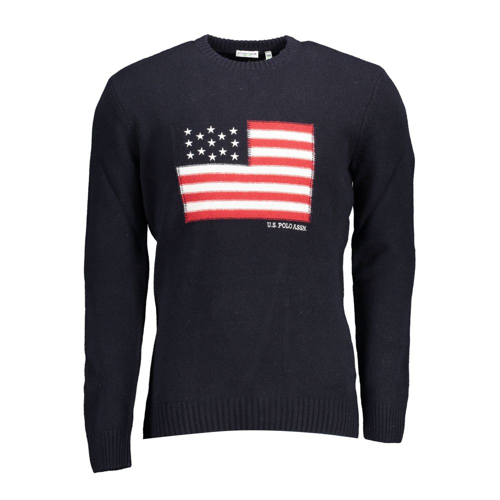 U.S. POLO ASSN. Blue Wool Men&