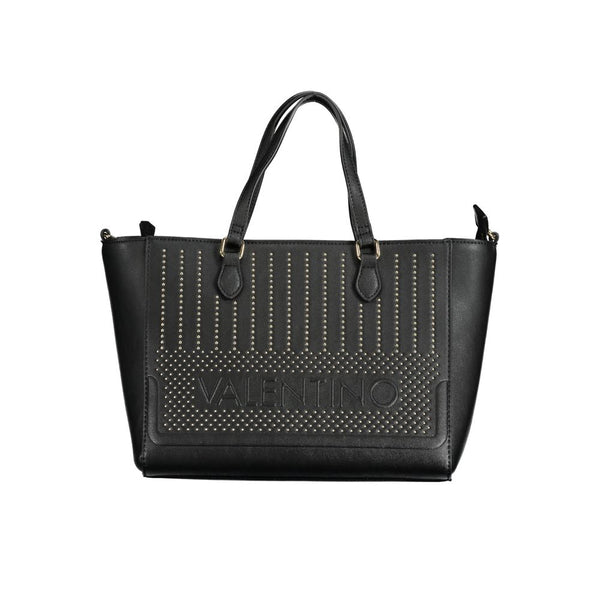 Mario Valentino - Nero Polyurethane Women’s Bag with Adjustable Shoulder Strap