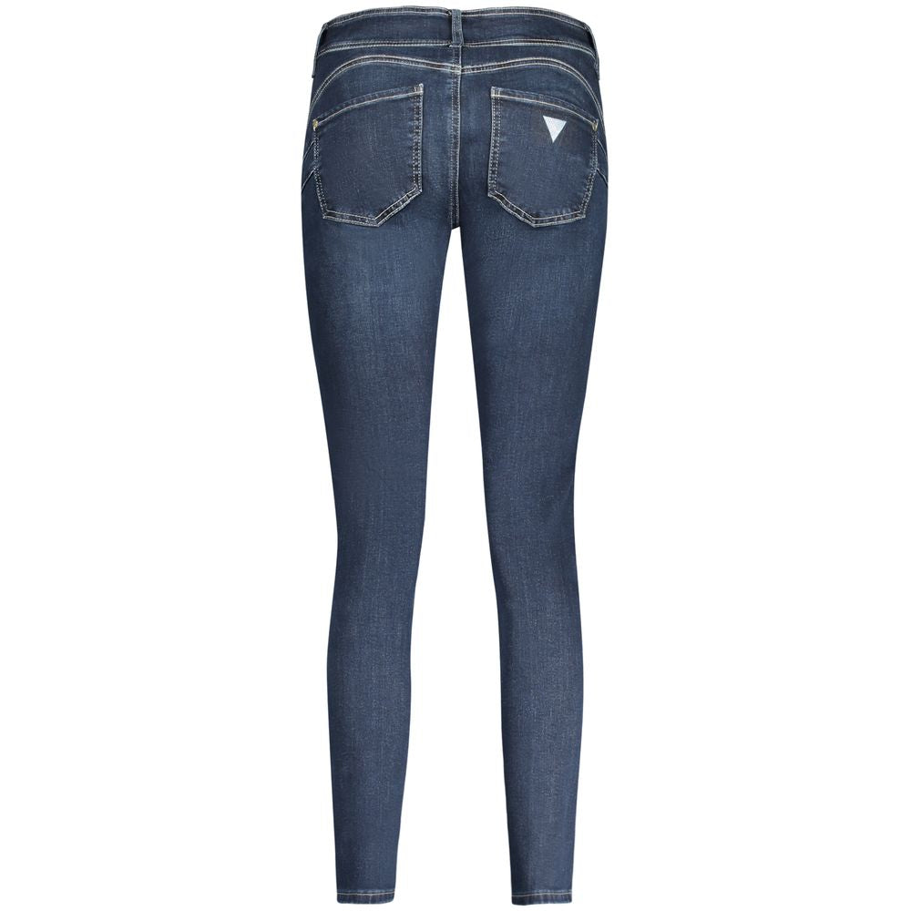 Guess Jeans Blue Cotton Women Skinny Jean