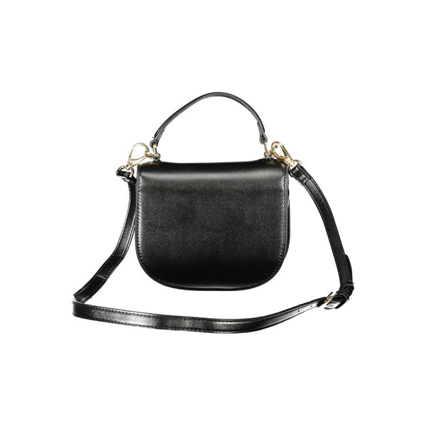Mario Valentino - Nero Polyurethane Women’s Bag with Handle and Shoulder Strap