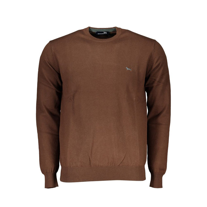 Harmont &amp; Blaine Marrone Cotton Mens Sweater