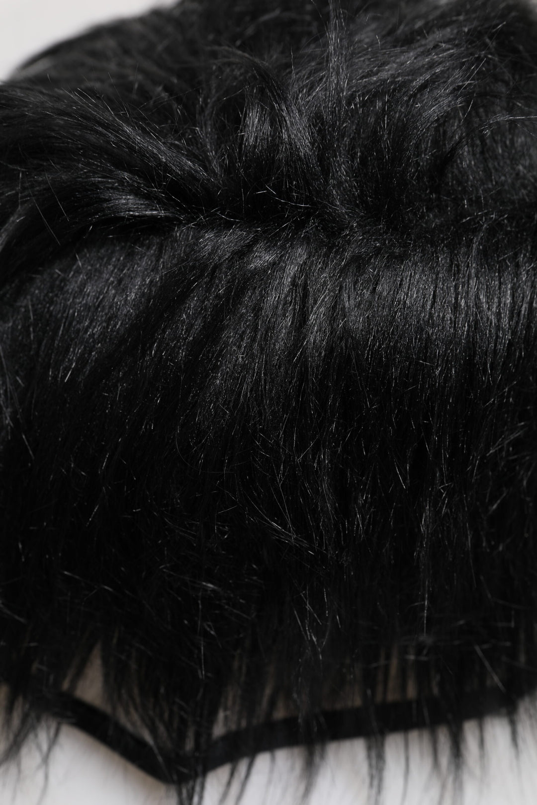 Dolce &amp; Gabbana Black Faux Fur Bucket Hat