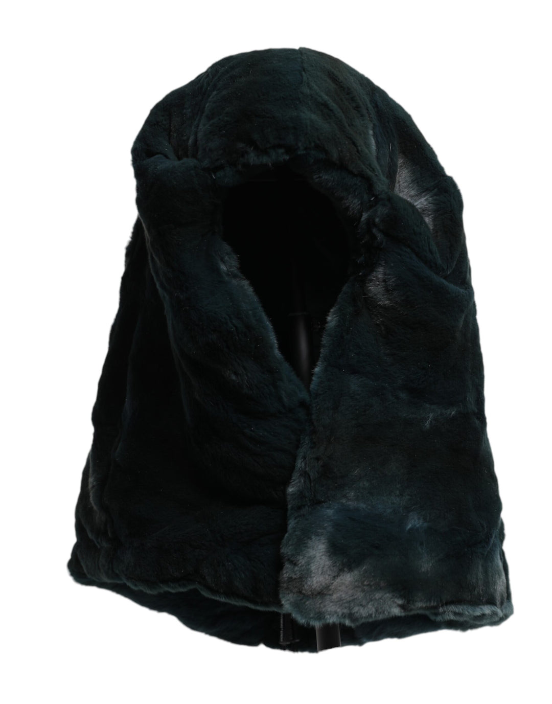 Bonnet en fourrure de belette noire Dolce &amp;amp; Gabbana pour femme