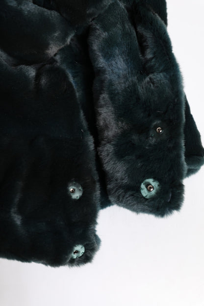 Gorro de piel de comadreja negra para mujer de Dolce &amp; Gabbana