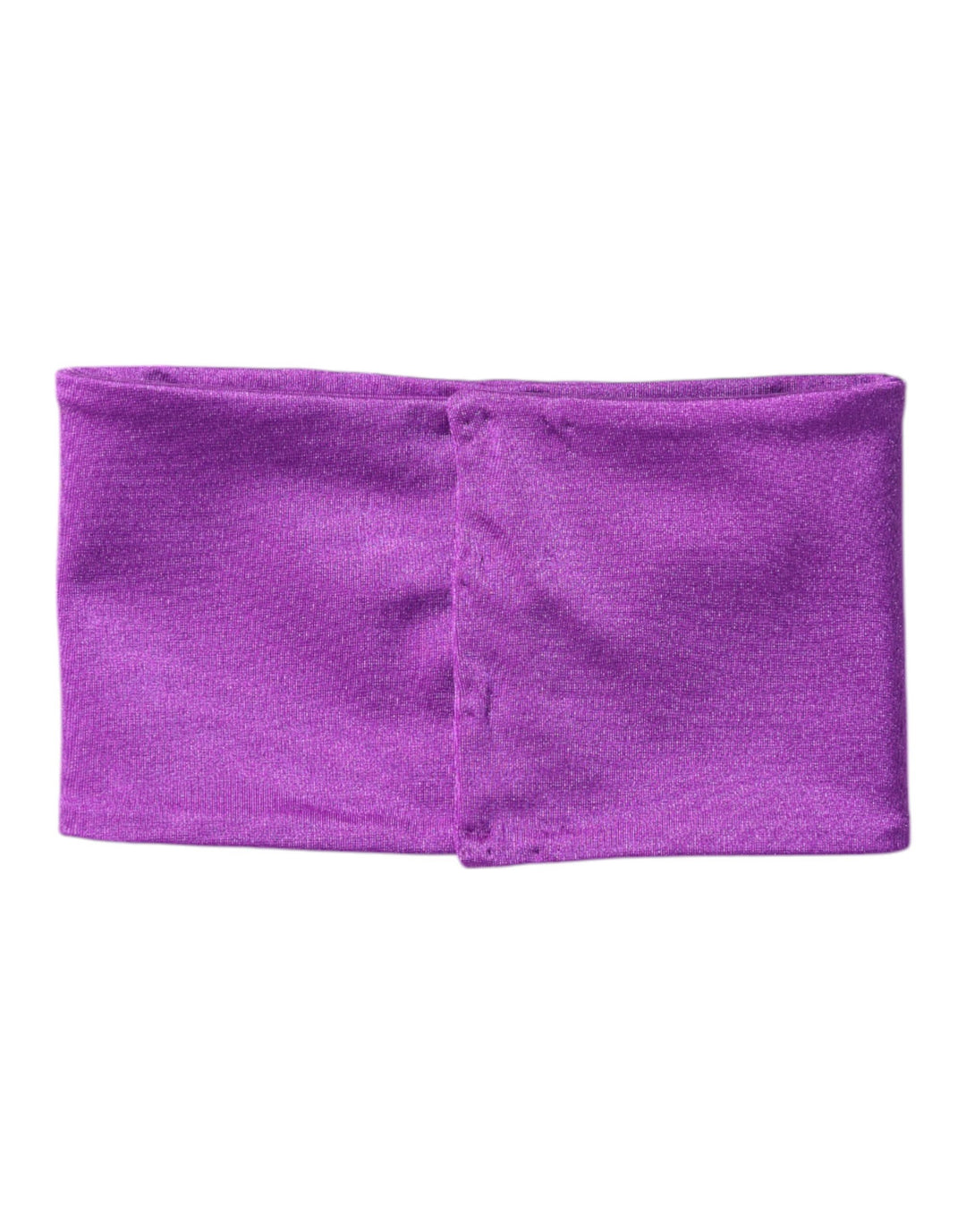 Foulard tour de cou Dolce &amp;amp; Gabbana en nylon extensible violet pour femme