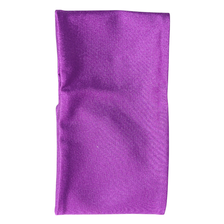 Foulard tour de cou Dolce &amp;amp; Gabbana en nylon extensible violet pour femme