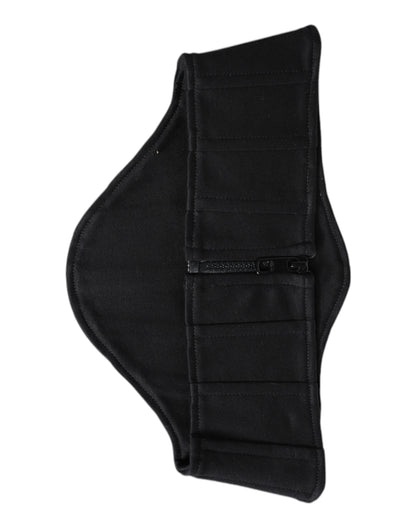 Cinturón de esmoquin de algodón negro de Dolce &amp; Gabbana