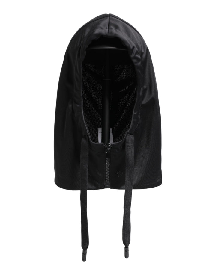 Dolce &amp; Gabbana Black Polyester Whole Head Wrap Hat
