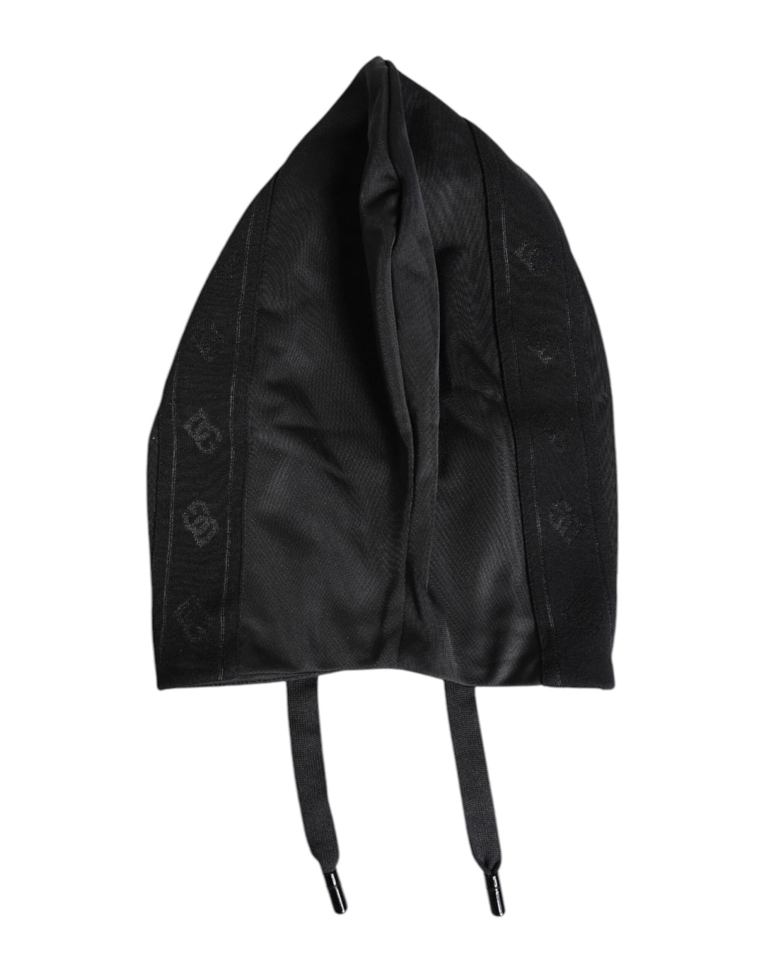 Dolce &amp; Gabbana Black Polyester Whole Head Wrap Hat