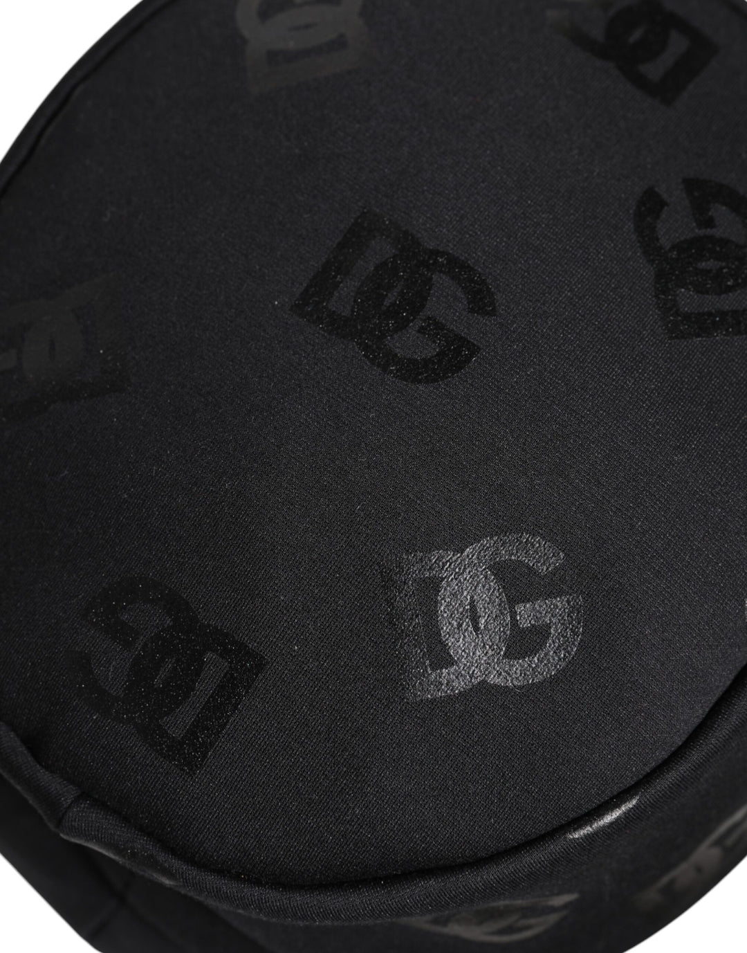 Dolce &amp; Gabbana Black DG Monogram Polyester Jacquard Bucket Hat