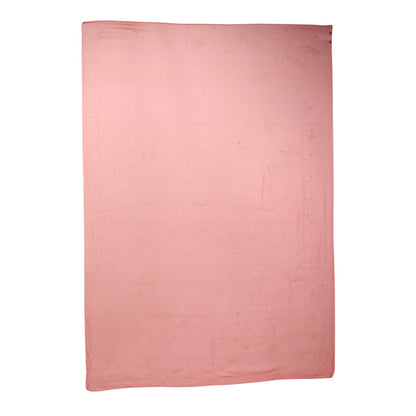Foulard châle rectangulaire en soie rose Dolce &amp; Gabbana pour femme