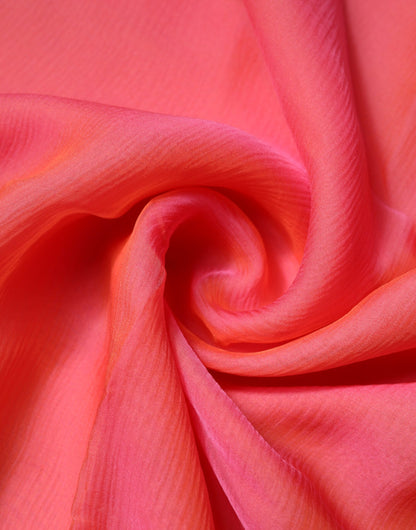 Foulard châle rectangulaire en soie rose Dolce &amp; Gabbana pour femme