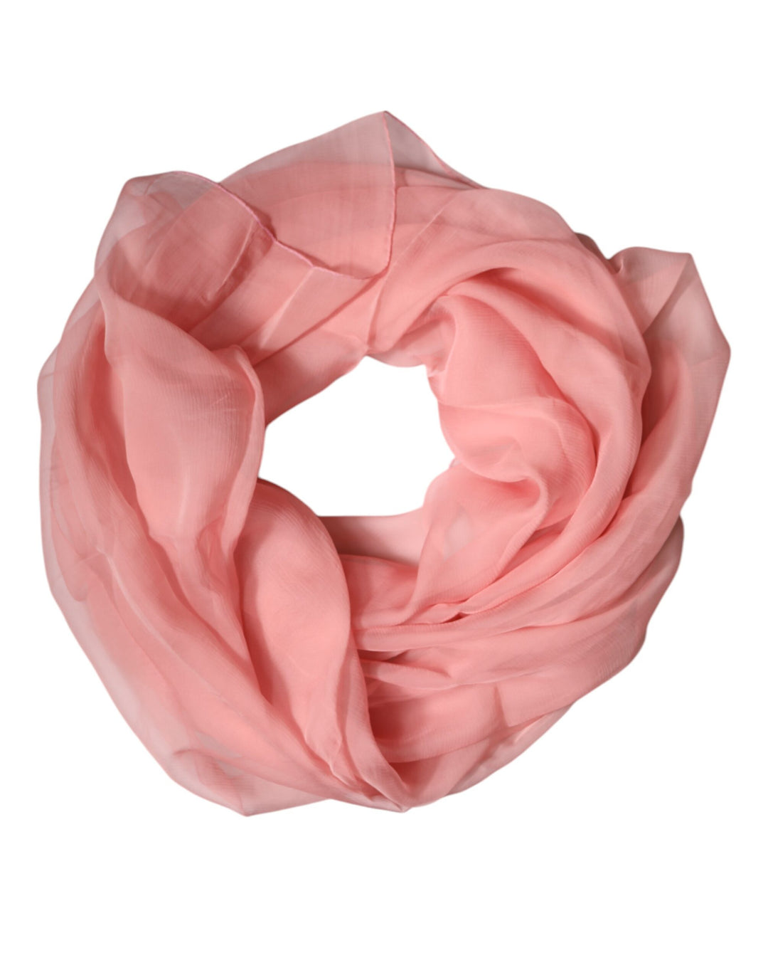 Bufanda chal rectangular de seda rosa de Dolce &amp;amp; Gabbana para mujer