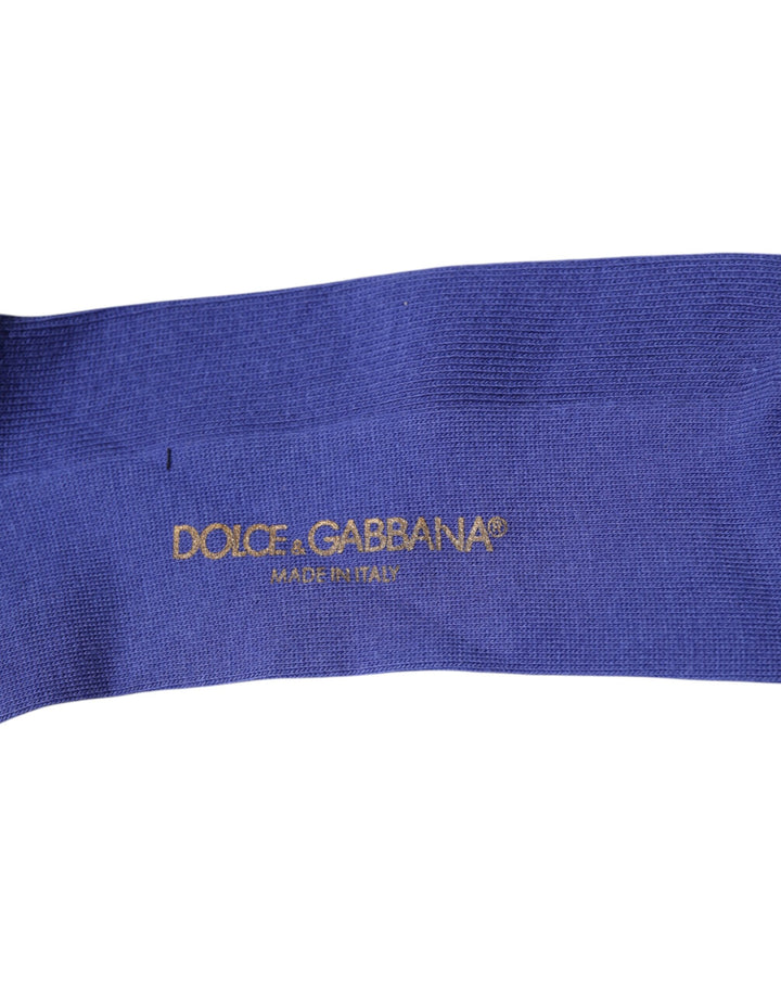 Chaussettes en coton avec logo Dolce Gabbana, style robe de luxe