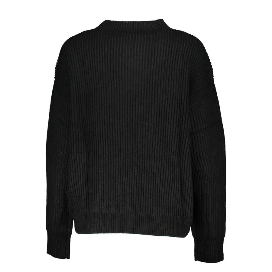Patrizia Pepe Black Acrylic Women’s Turtleneck Sweater