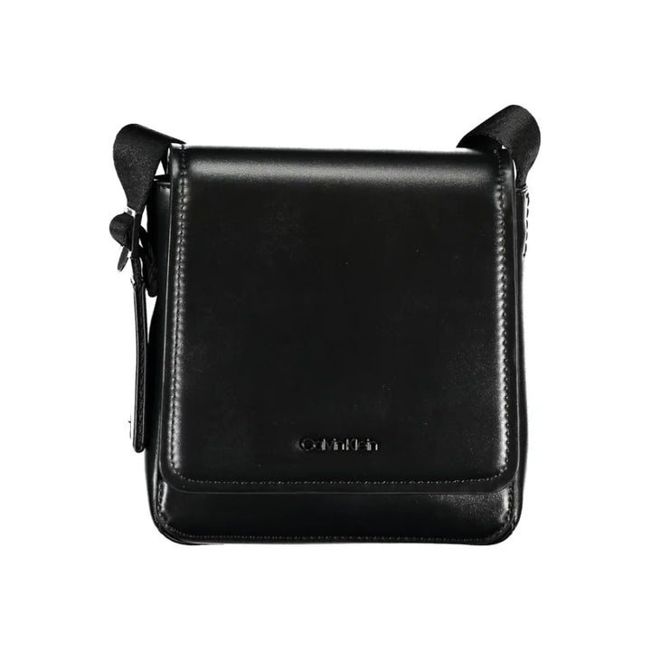 Calvin Klein Black Polyester Men Shoulder Bag