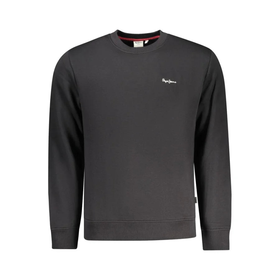 Pepe Jeans Black Polyester Men’s Sweatshirt