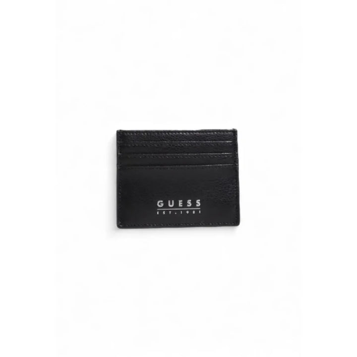 Guess Black Leather Cardholder