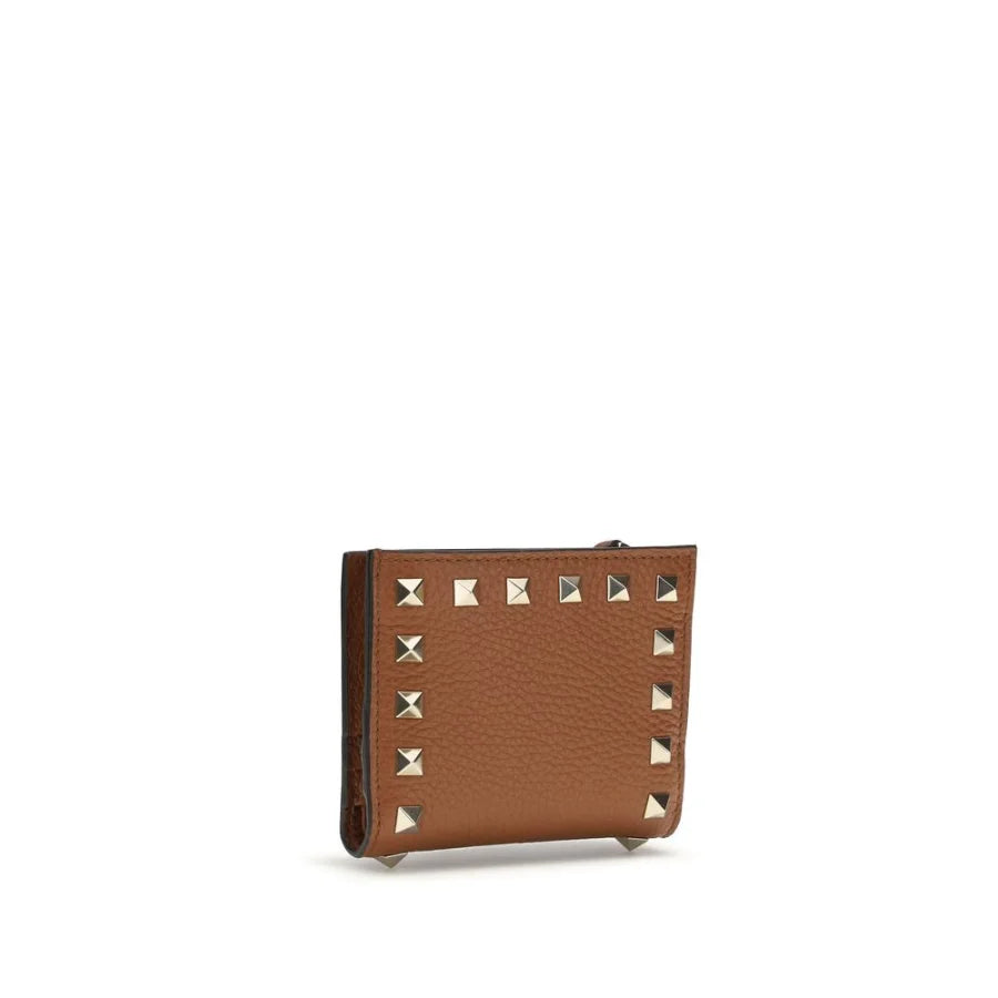 Valentino Garavani Brown Lamb Ovis Aries Wallet