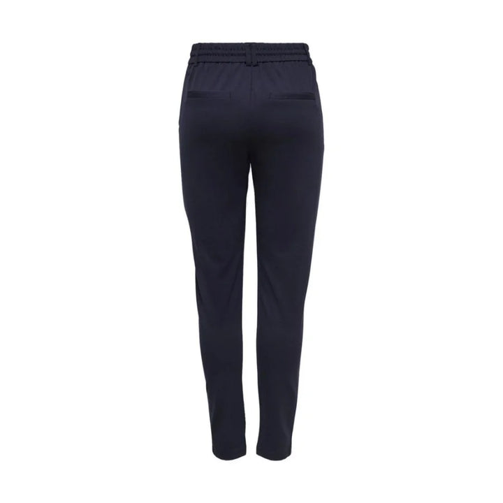 Only Blue Viscose Casual Pants