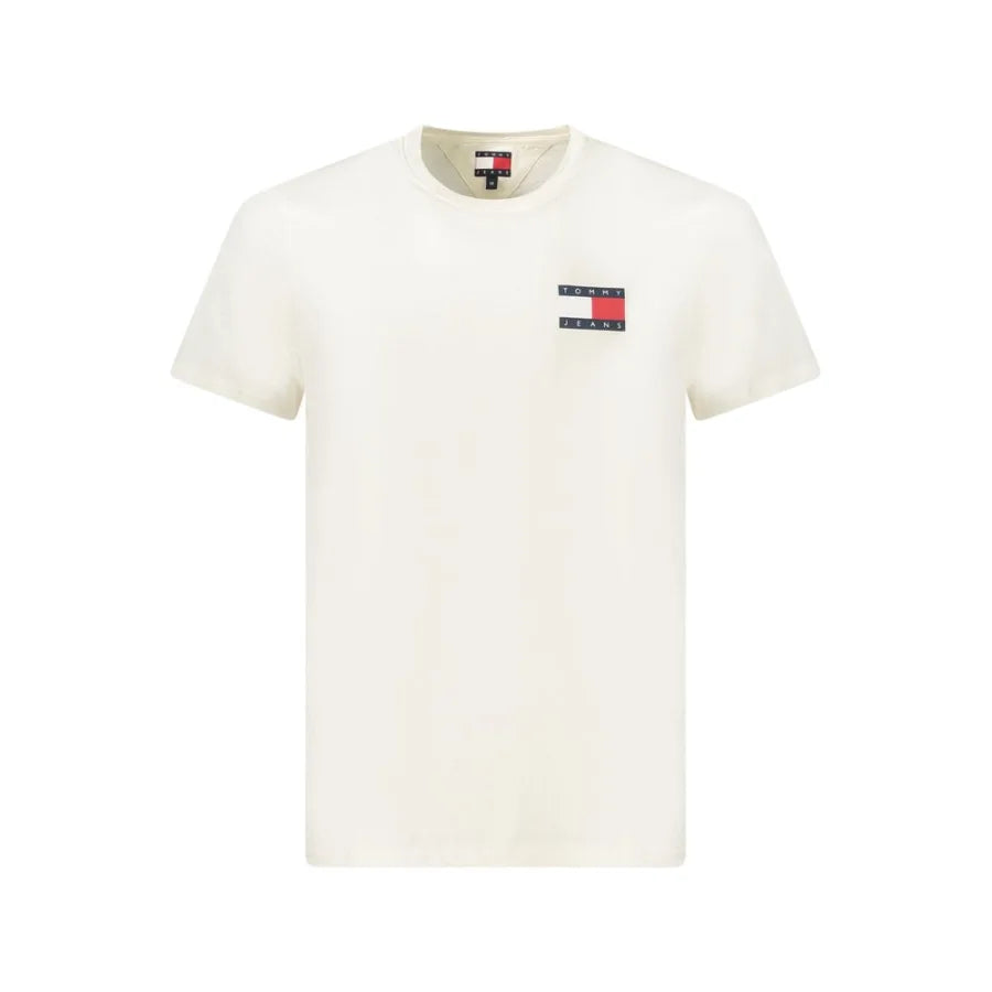 Tommy Hilfiger White Cotton Men’s T-Shirt