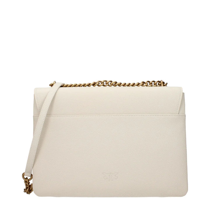 PINKO Beige Leather Crossbody Bag