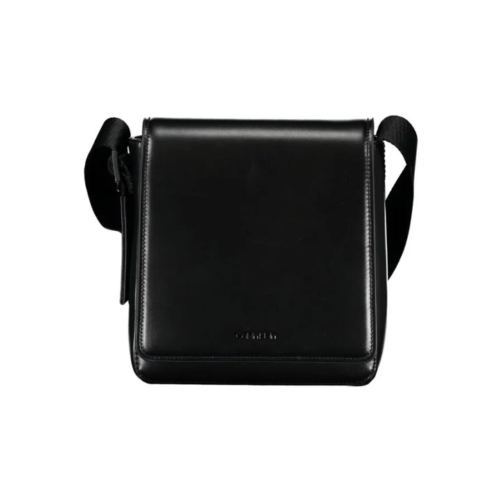 Calvin Klein Black Polyester Men Shoulder Bag