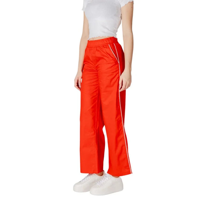 Only Multicolor Cotton Casual Pants