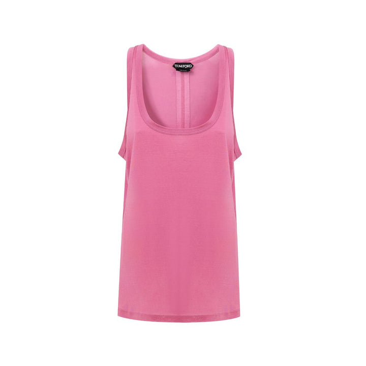 Tom Ford Pink Silk Tank Tops