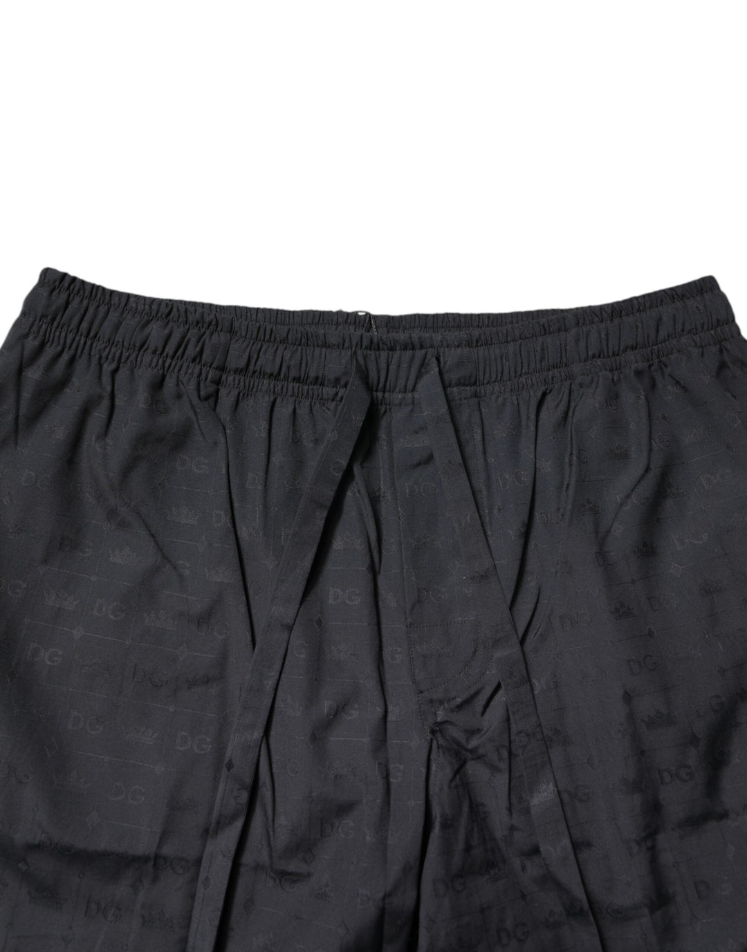 Dolce &amp; Gabbana Black Cotton Men Pajama Set Sleepwear