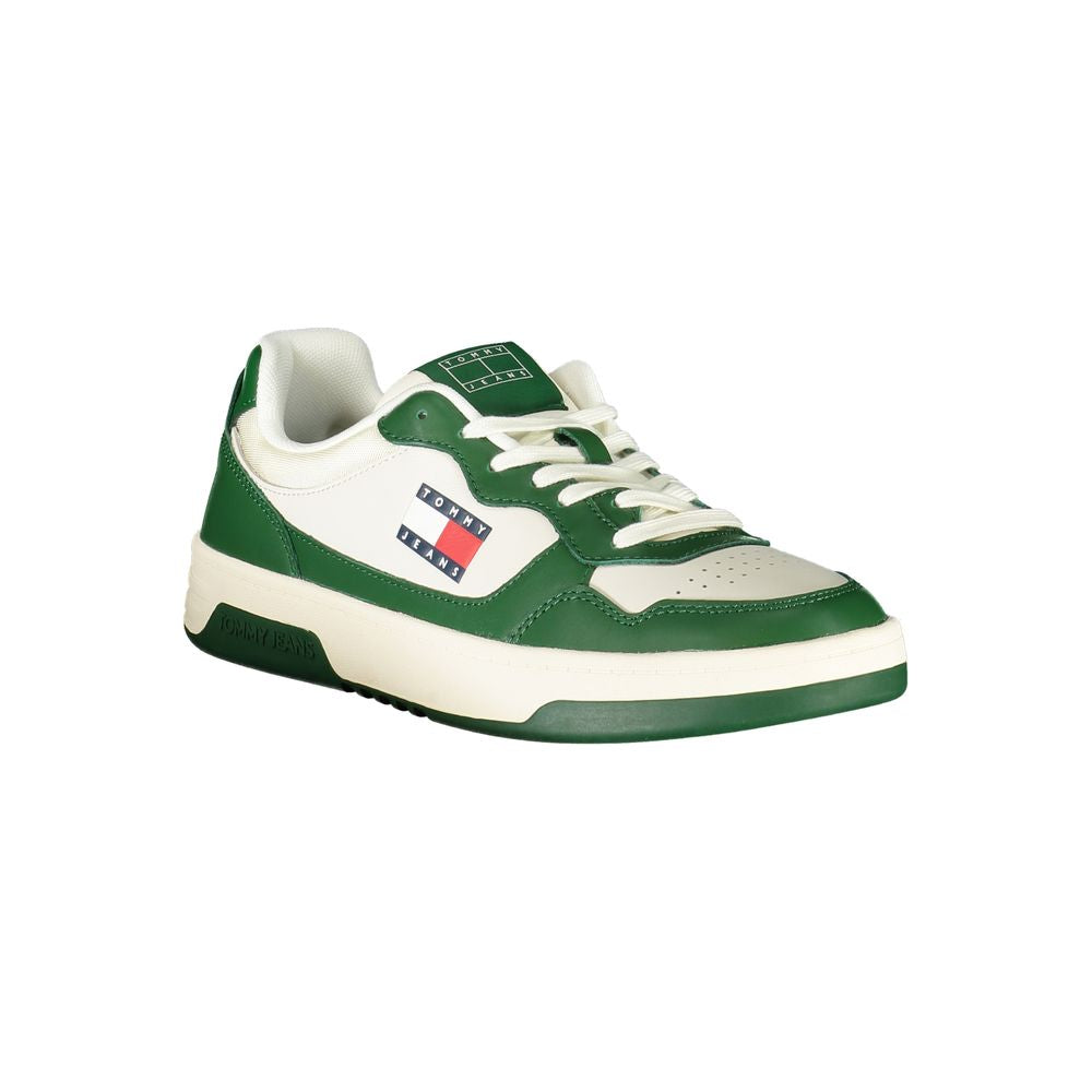 Tommy Hilfiger White Leather Men Sneaker