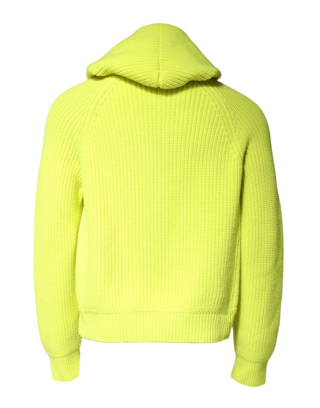 Dolce &amp; Gabbana Green 69 Knit Hooded Men Pullover Sweater
