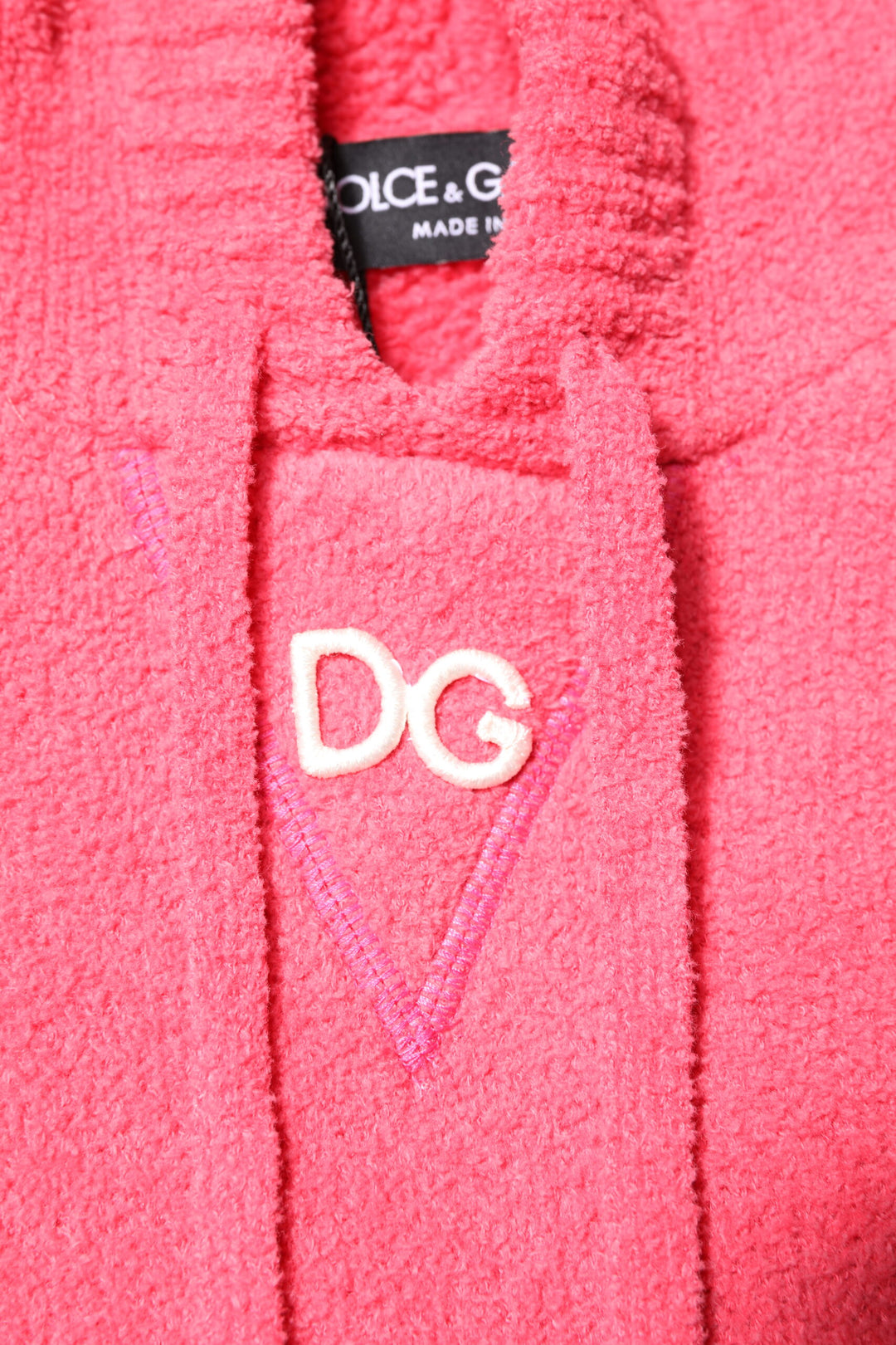 Dolce &amp; Gabbana Red Cotton Knit Hooded Men Pullover Sweater