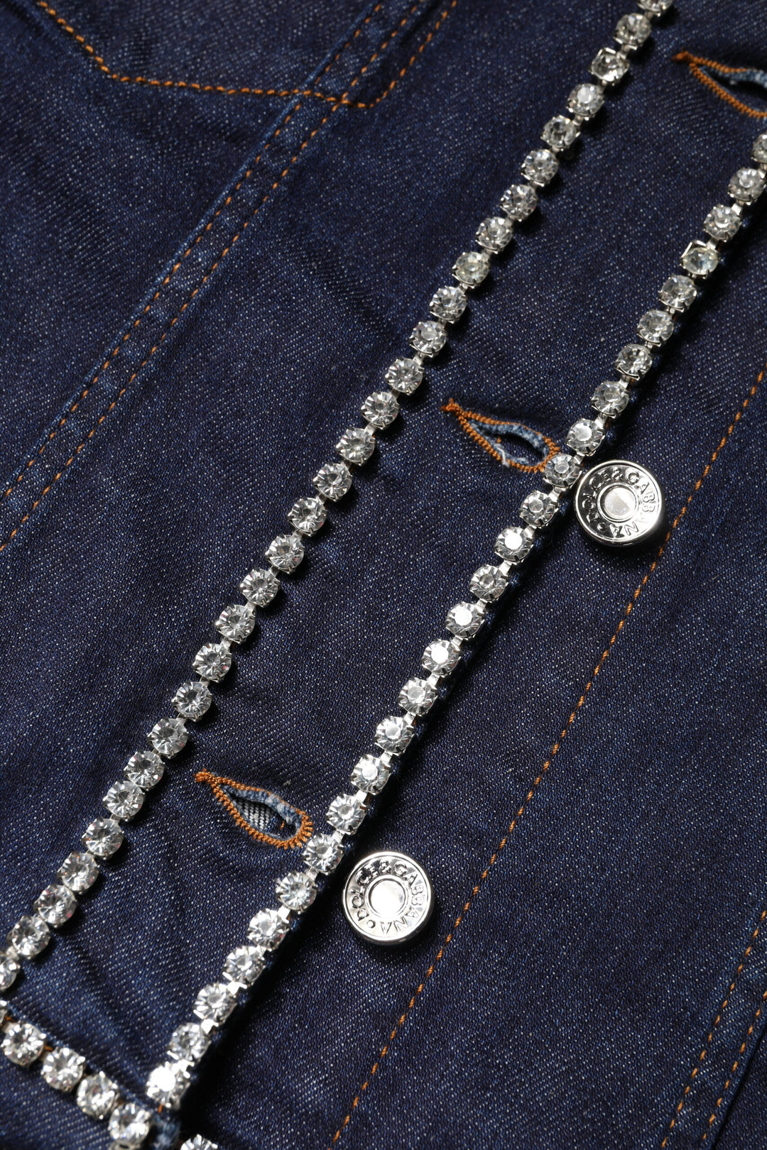 Rêve de denim orné de cristaux Dolce Gabbana