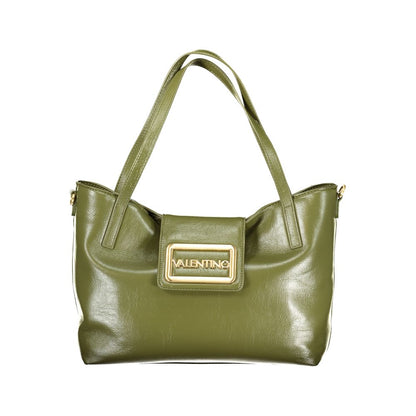 Mario Valentino Green Polyethylene Handbag