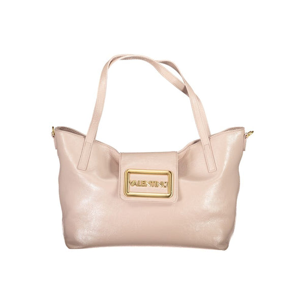Mario Valentino - Pink Polyurethane Women’s Bag for Versatile Chic Styles
