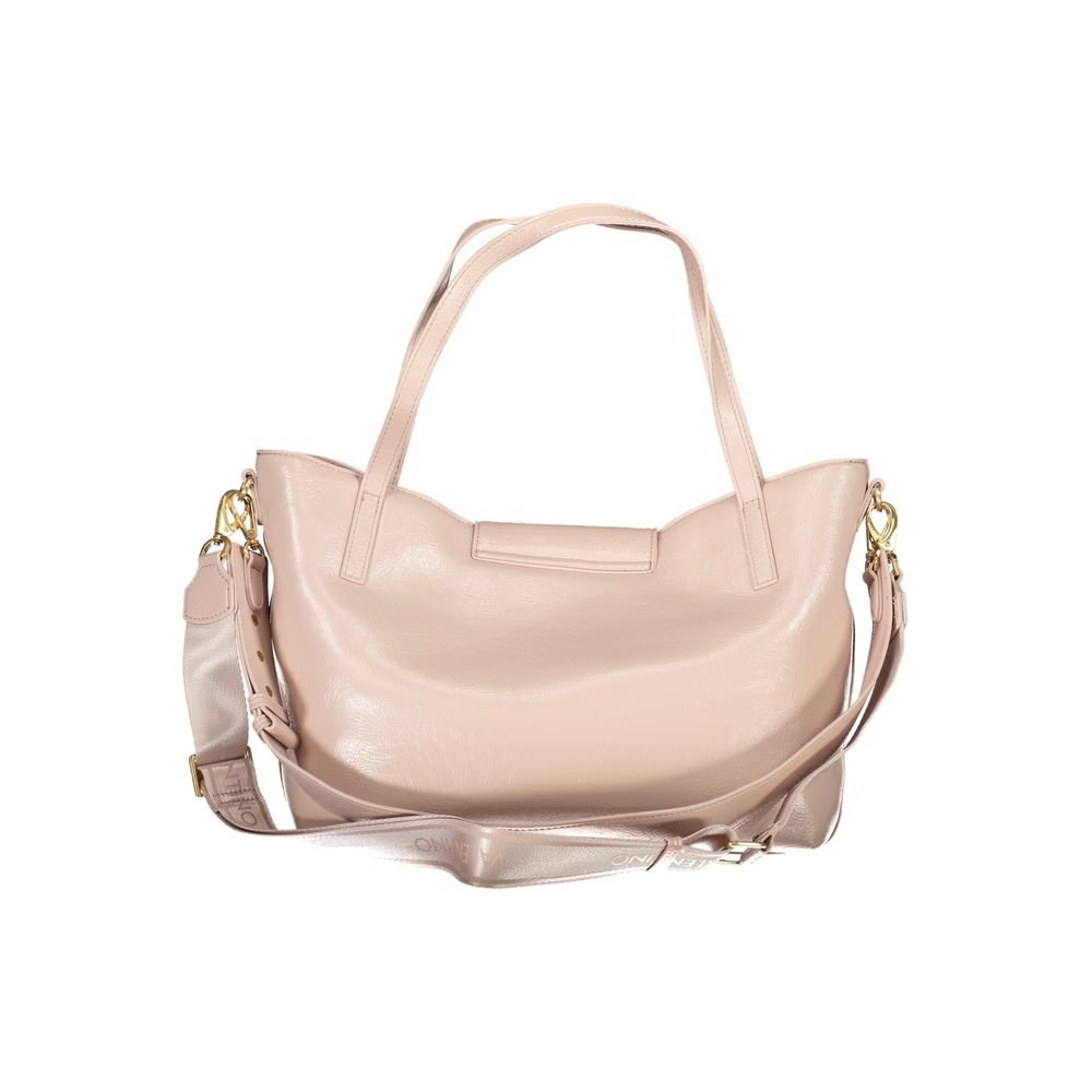 Mario Valentino - Pink Polyurethane Women’s Bag for Versatile Chic Styles