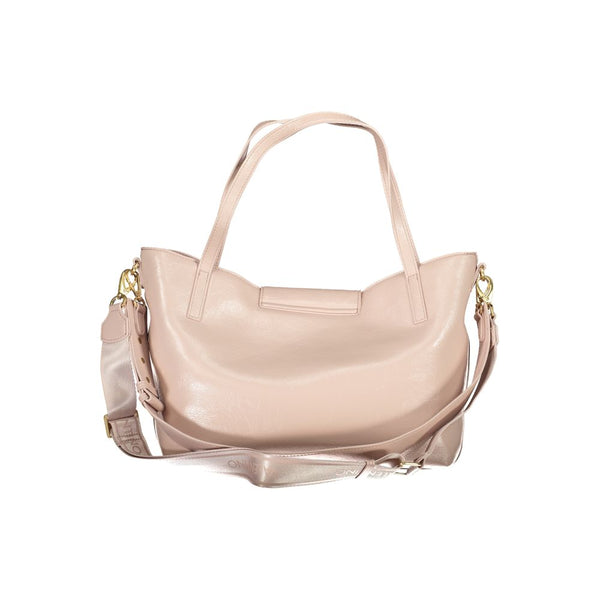 Mario Valentino - Pink Polyurethane Women’s Bag for Versatile Chic Styles