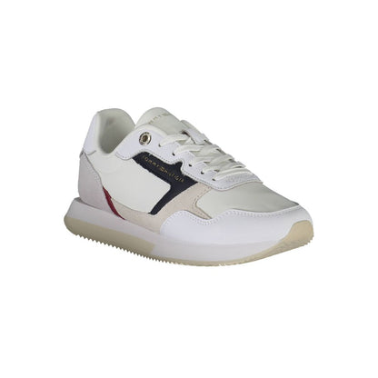 Tommy Hilfiger White Polyester Women Sneaker
