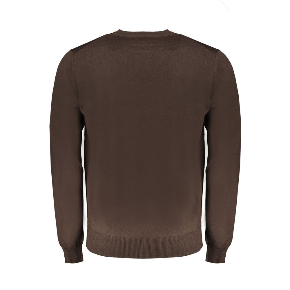 Harmont &amp; Blaine Marrone Wool Men Sweater