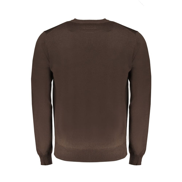 Harmont &amp; Blaine Marrone Wool Men Sweater